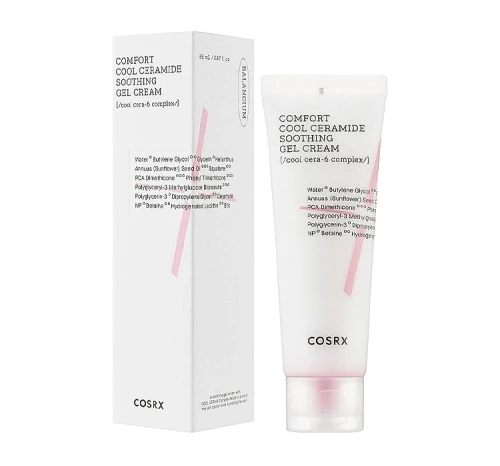COSRX Balancium Comfort Cool Ceramide Soothing Gel Cream – Łagodzący krem-żel 85 ml
