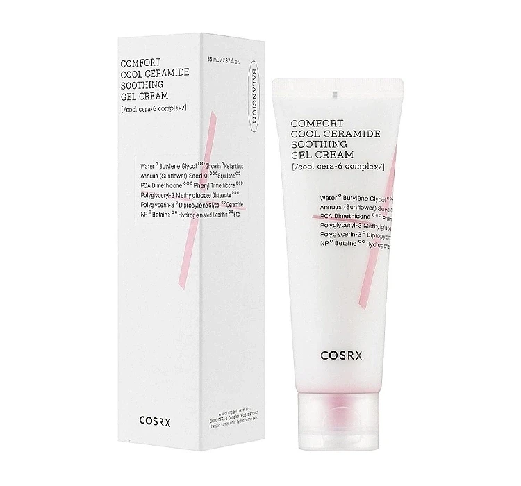 COSRX Balancium Comfort Cool Ceramide Soothing Gel Cream – Łagodzący krem-żel 85 ml