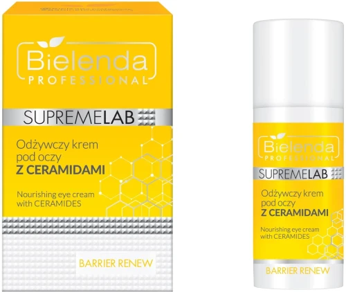 Bielenda Professional SupremeLab Barrier Renew - odżywczy krem pod oczy z ceramidami 15 ml