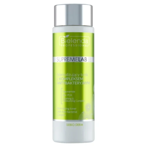 Bielenda Professional SupremeLab Sebio Derm - tonik normalizujący z kompleksem antybakteryjnym do twarzy 200 ml