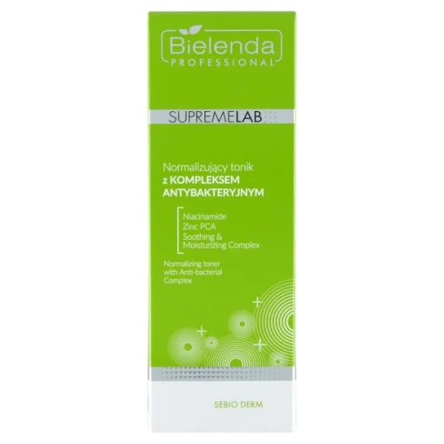 Bielenda Professional SupremeLab Sebio Derm - tonik normalizujący z kompleksem antybakteryjnym do twarzy 200 ml